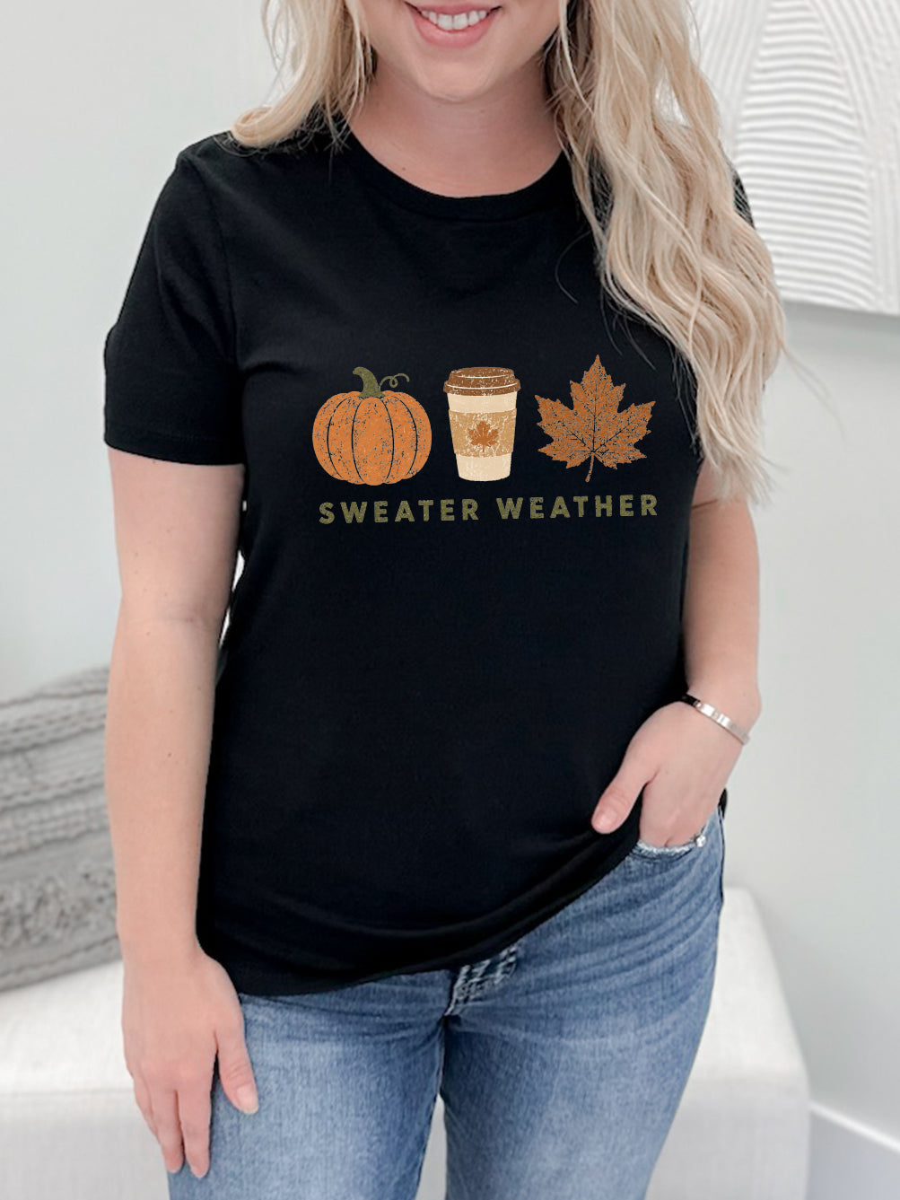 Sweater Weather Icon Graphix Tee