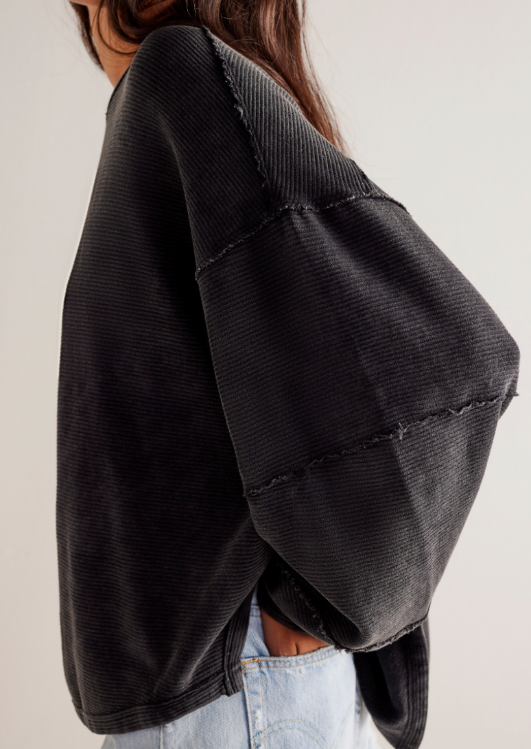 Total Eclipse Tee in Black by Free People