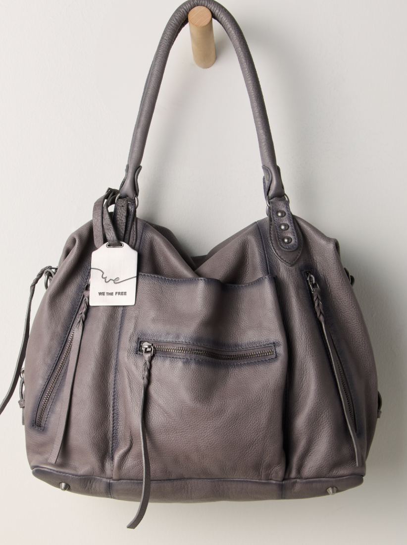 We The Free Emerson Tote Bag in Gravel Rock by Free People