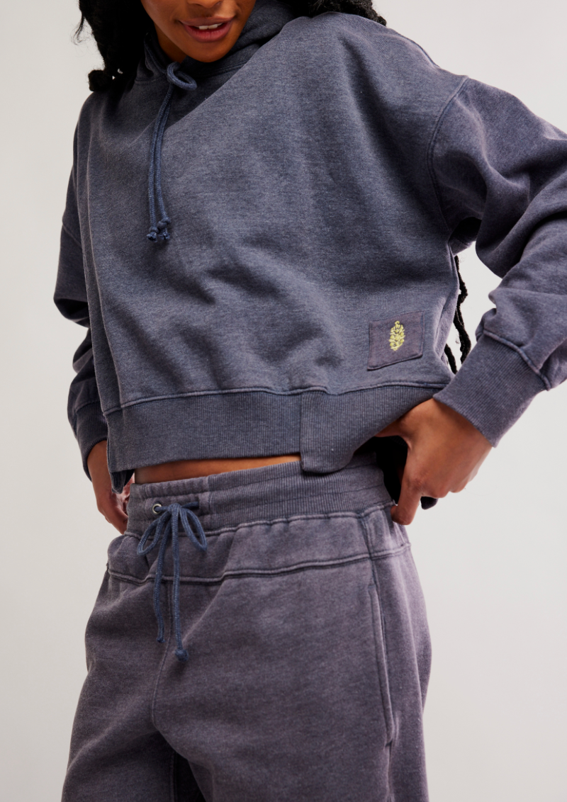 Sand Washed Undefeated Set in Midnight Navy by Free People