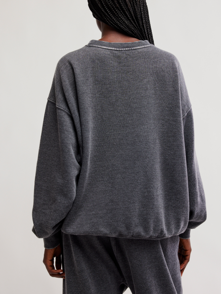 Slow It Down Pullover in Black by Free People