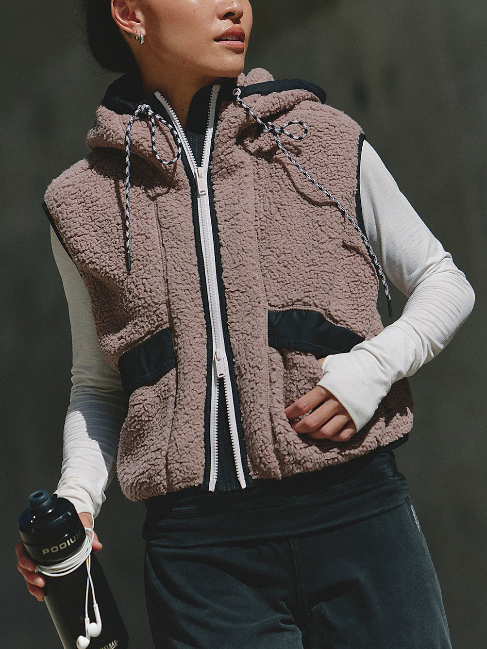 Sky High Vest in Smoky Plum by Free People