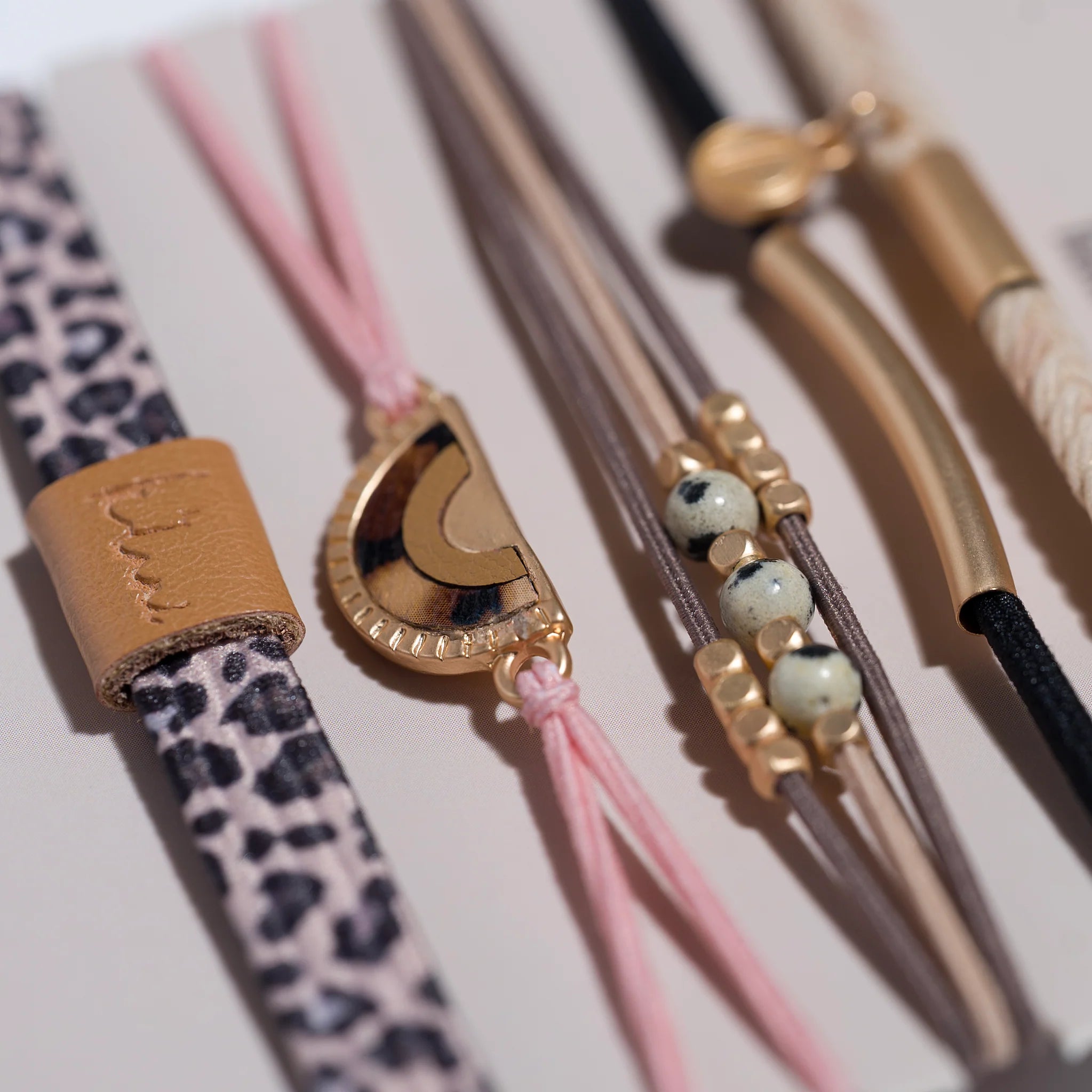 Wild Hair Tie Bracelet Set by K'lani