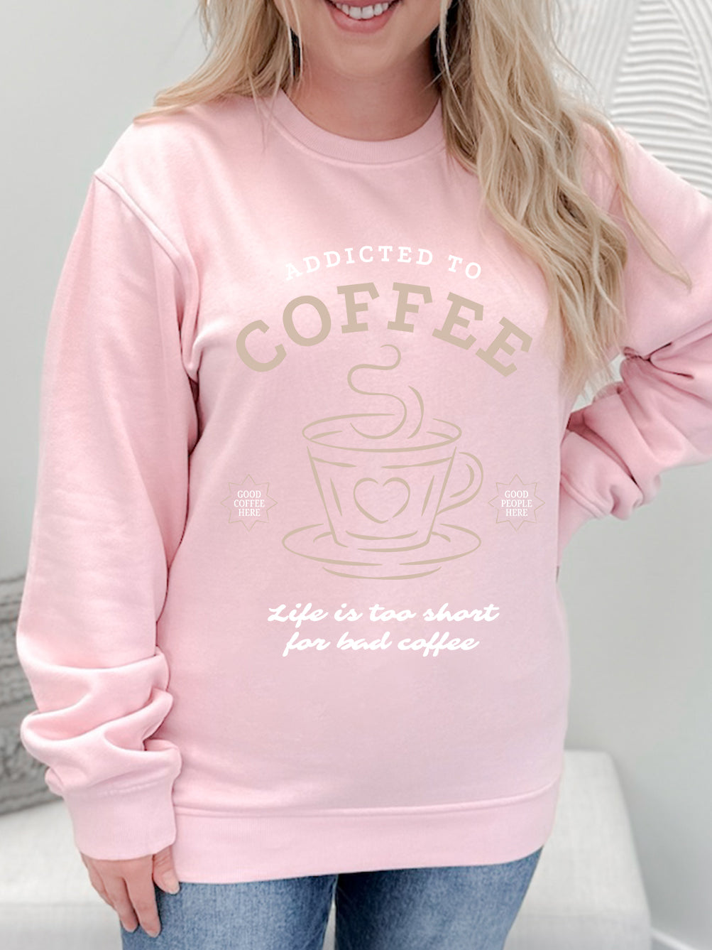 Addicted To Coffee Graphix Pullover