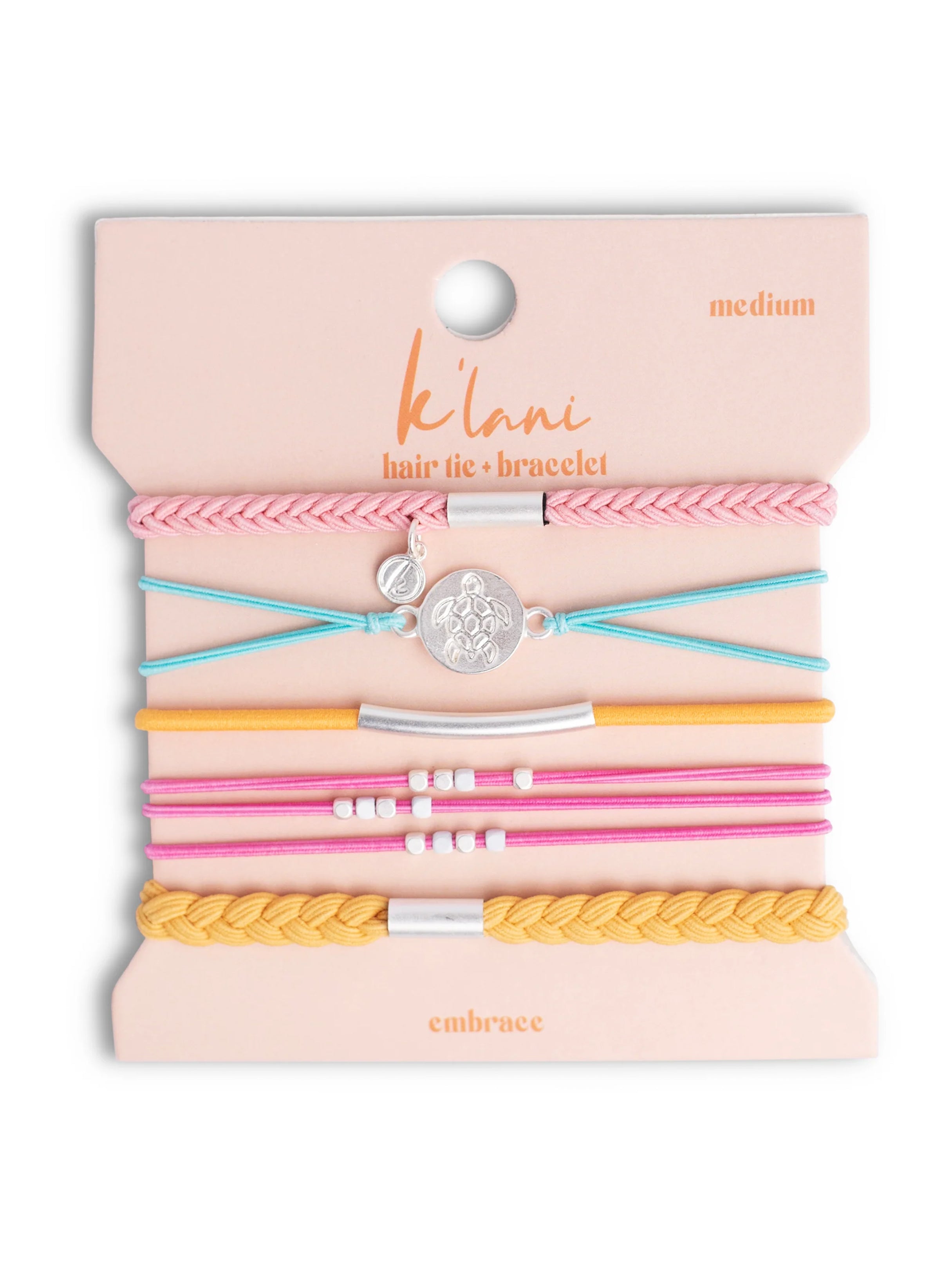 Embrace Hair Tie Bracelet Set by K'lani