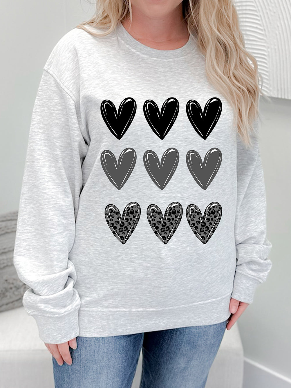 Black Heart Stamp Graphix Pullover / Hoodie