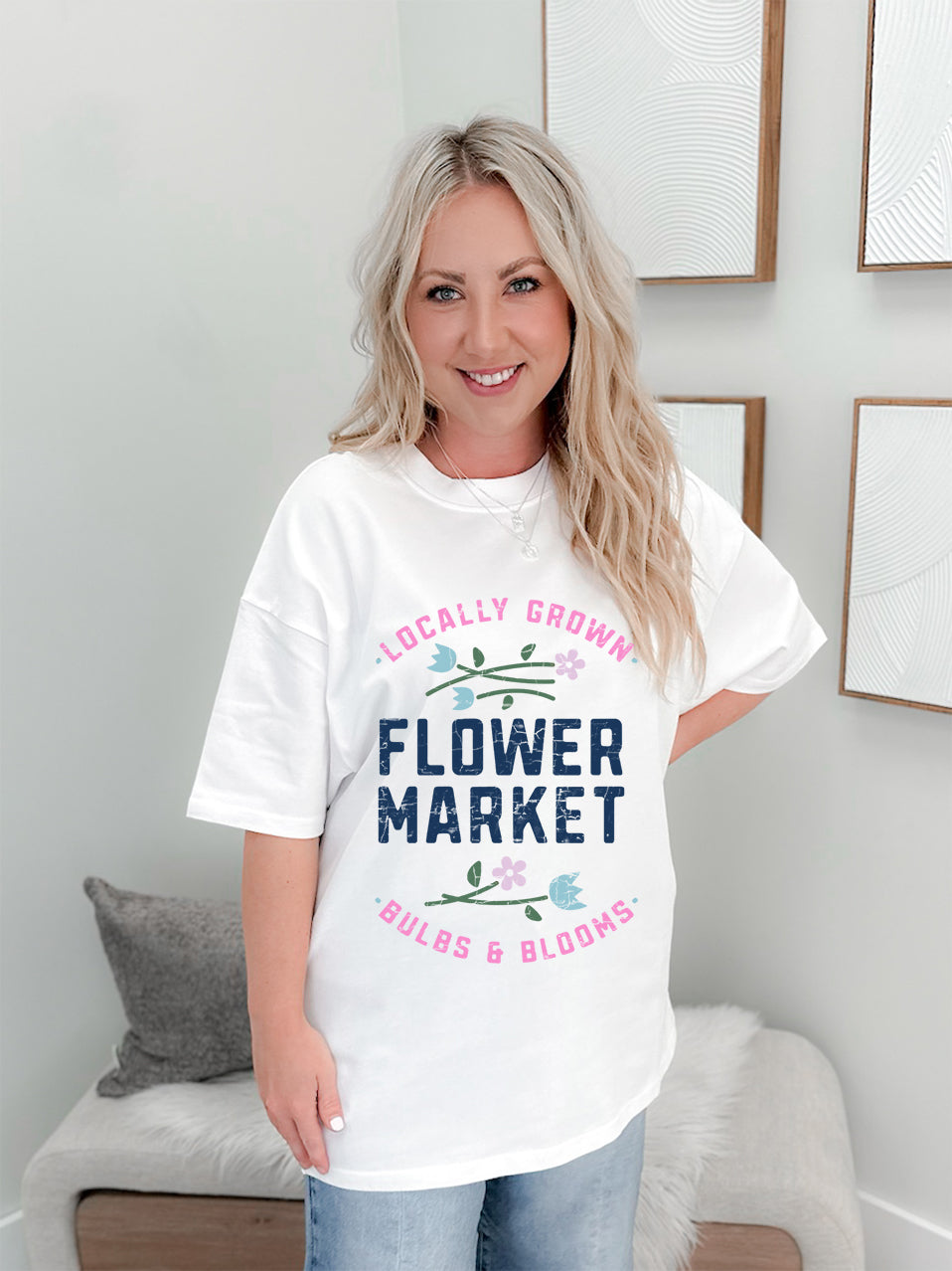 Flower Market Graphix Tee