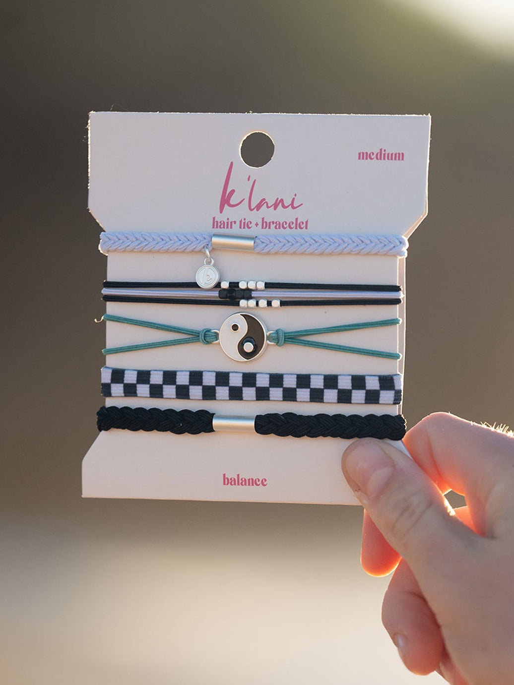 Balance Hair Tie Bracelet Set by K'lani