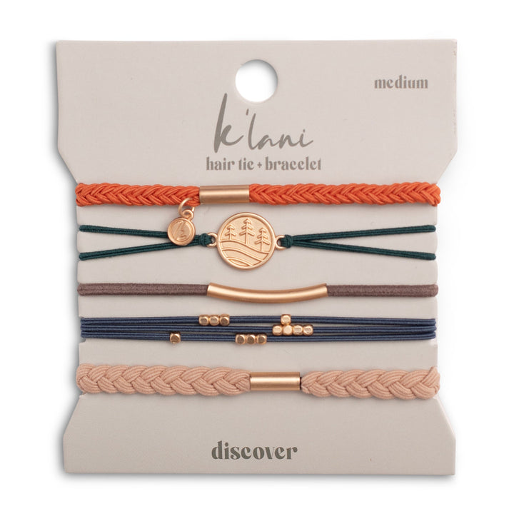 Discover Hair Tie Bracelet Set by K'lani