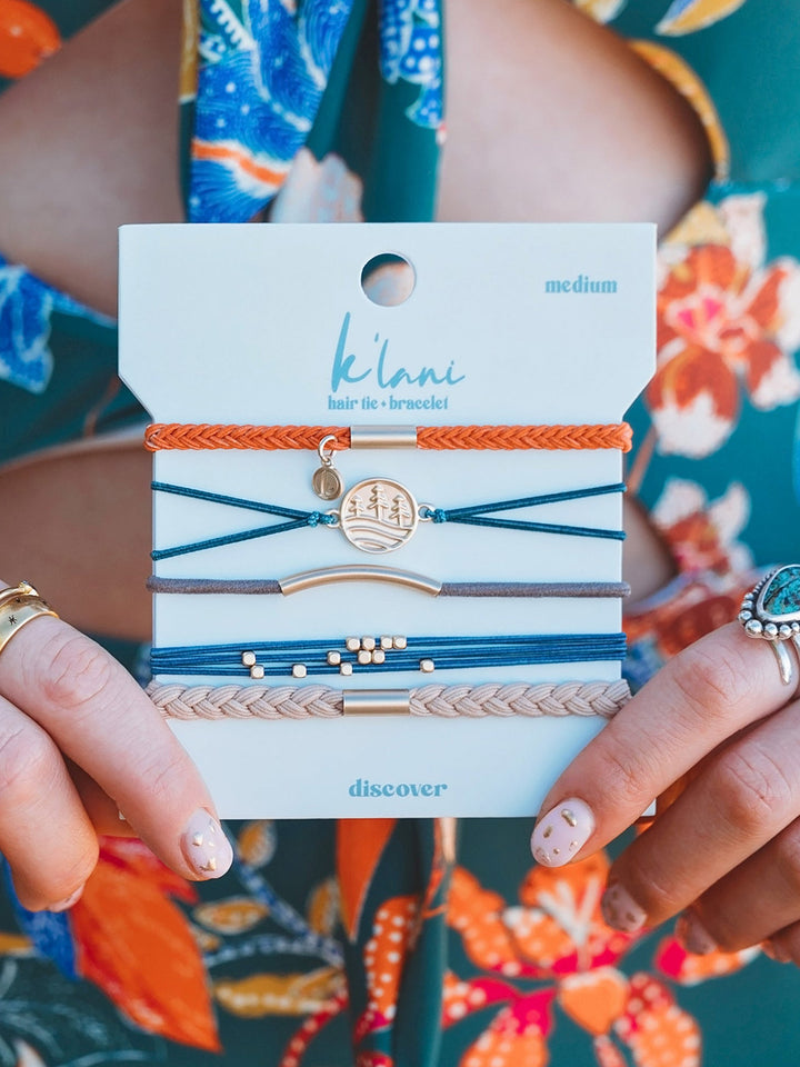 Discover Hair Tie Bracelet Set by K'lani