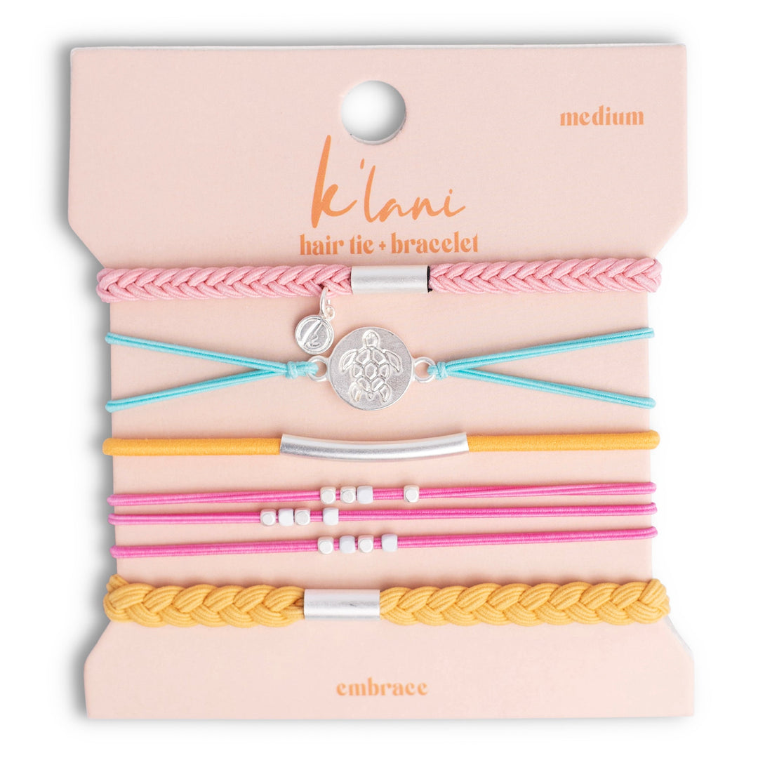 Embrace Hair Tie Bracelet Set by K'lani