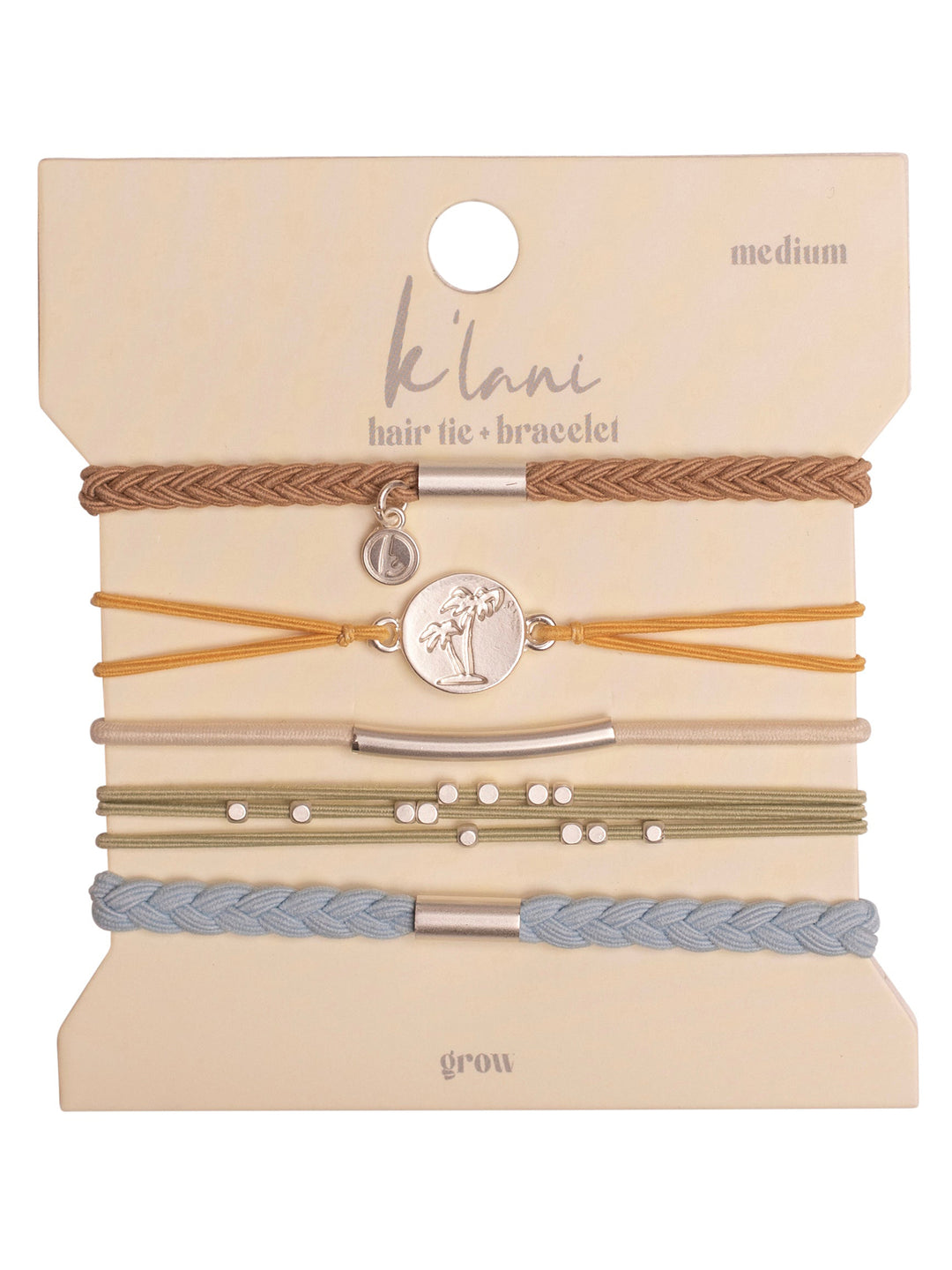 Grow Hair Tie Bracelet Set by K'lani
