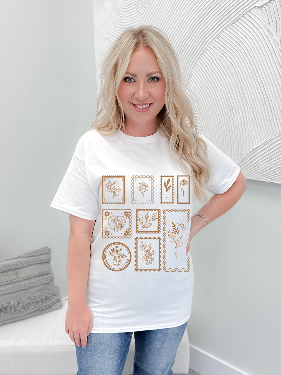 Flower Stamp Graphix Tee