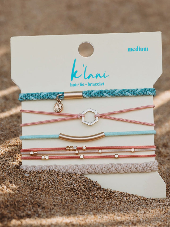 Live Hair Tie Bracelet Set by K'lani