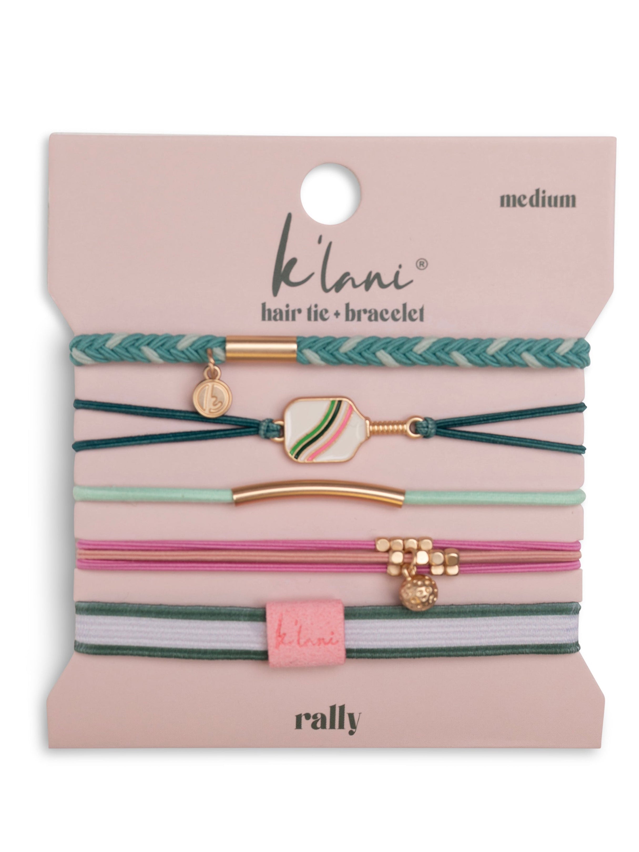 Rally Hair Tie Bracelet Set by K'lani