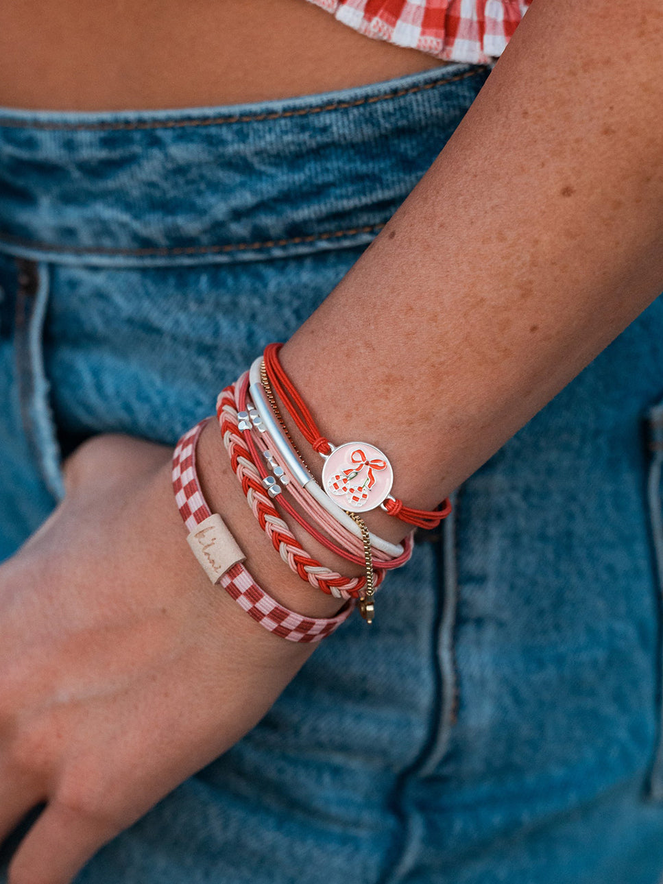 Sweet Hair Tie Bracelet Set by K'lani