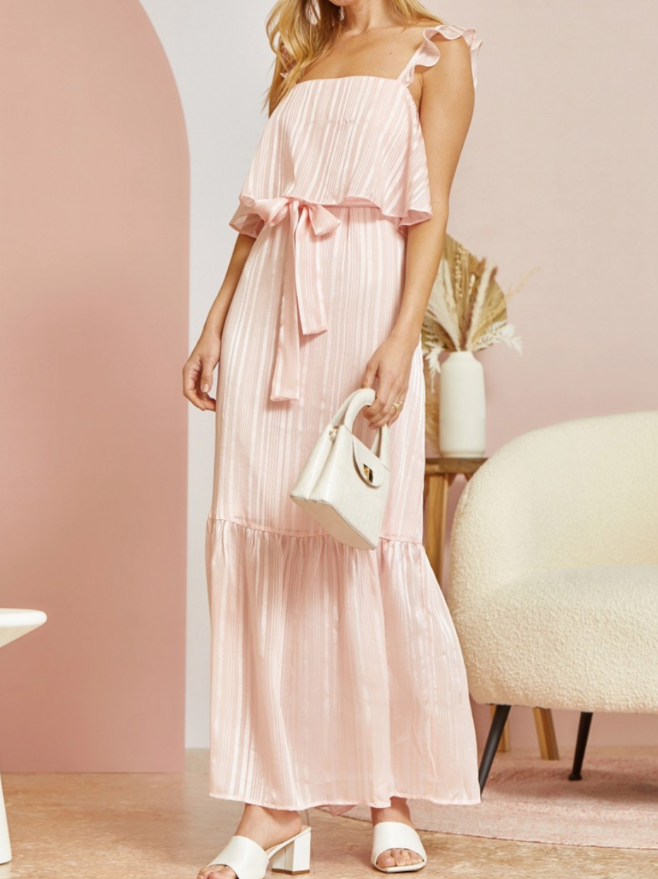 Vittoria Dress in Pink