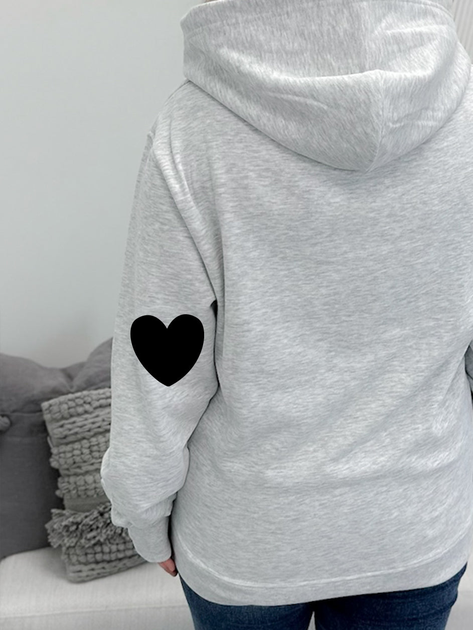Love Elbow Patch Graphix Pullover / Hoodie