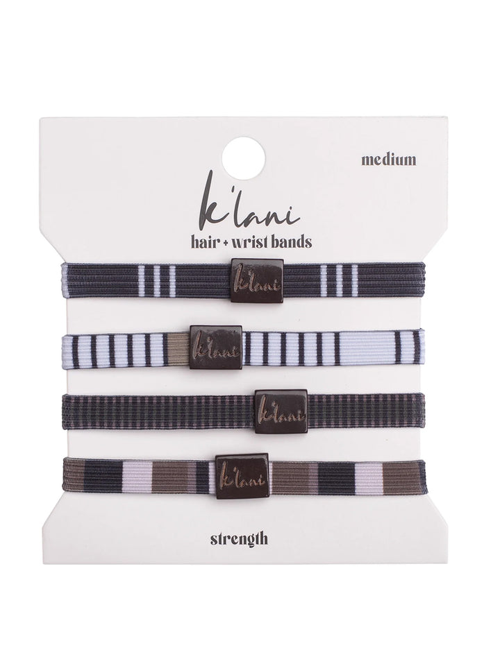Strength Hair Tie Bracelet Set by K'lani