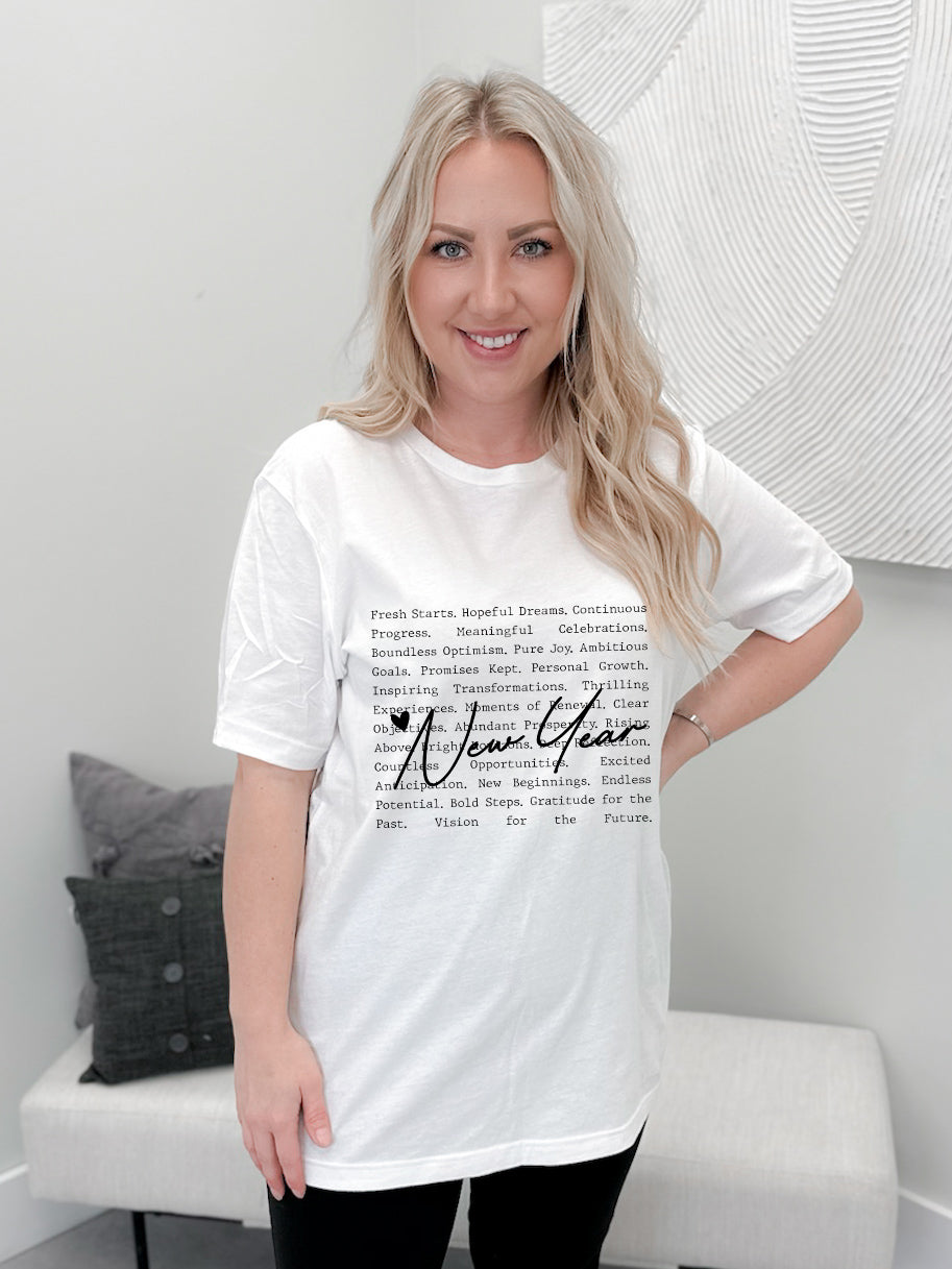 New Year Write Up Tee by The Graphix Shop