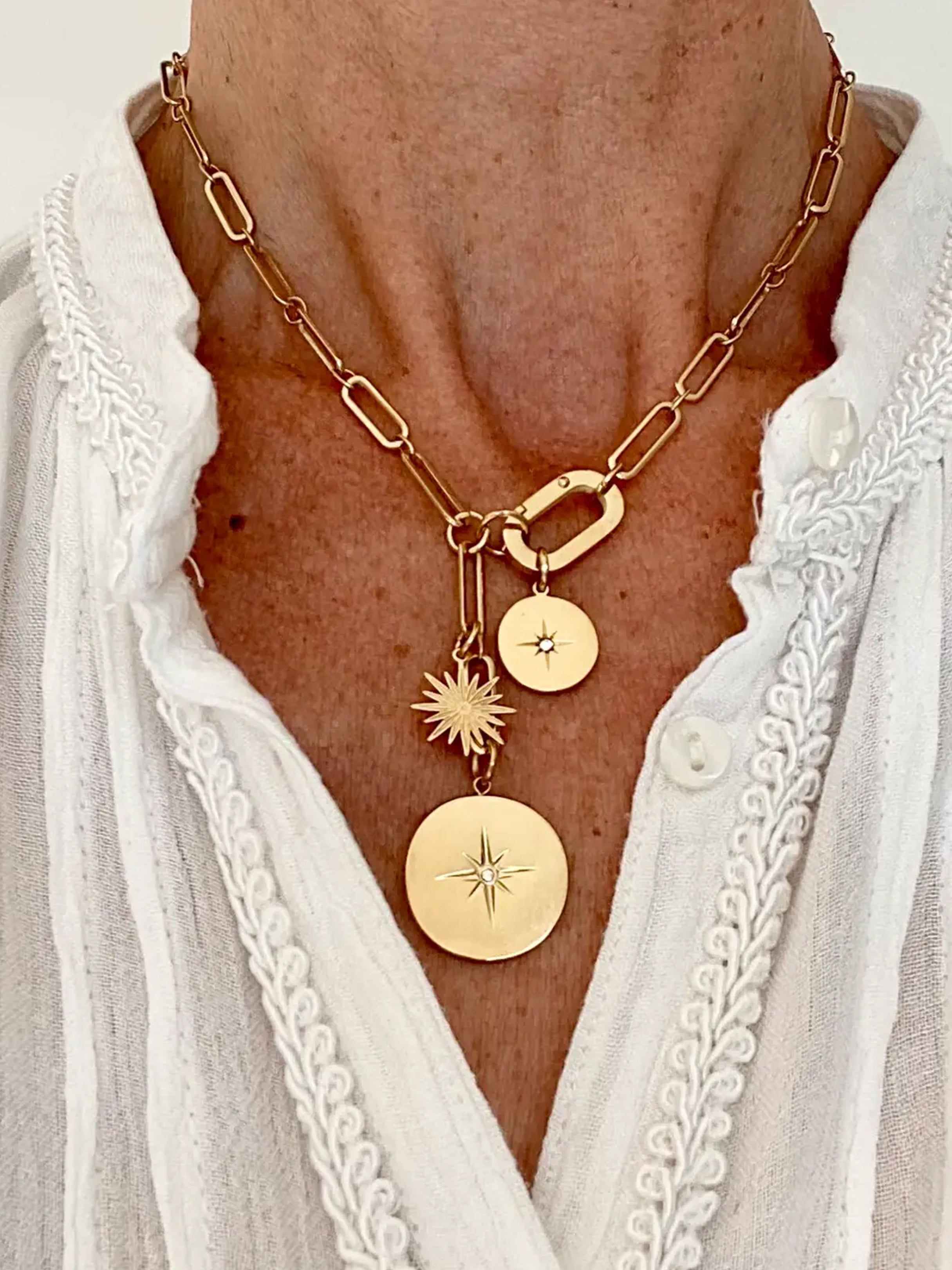 Cascade Necklace in Gold