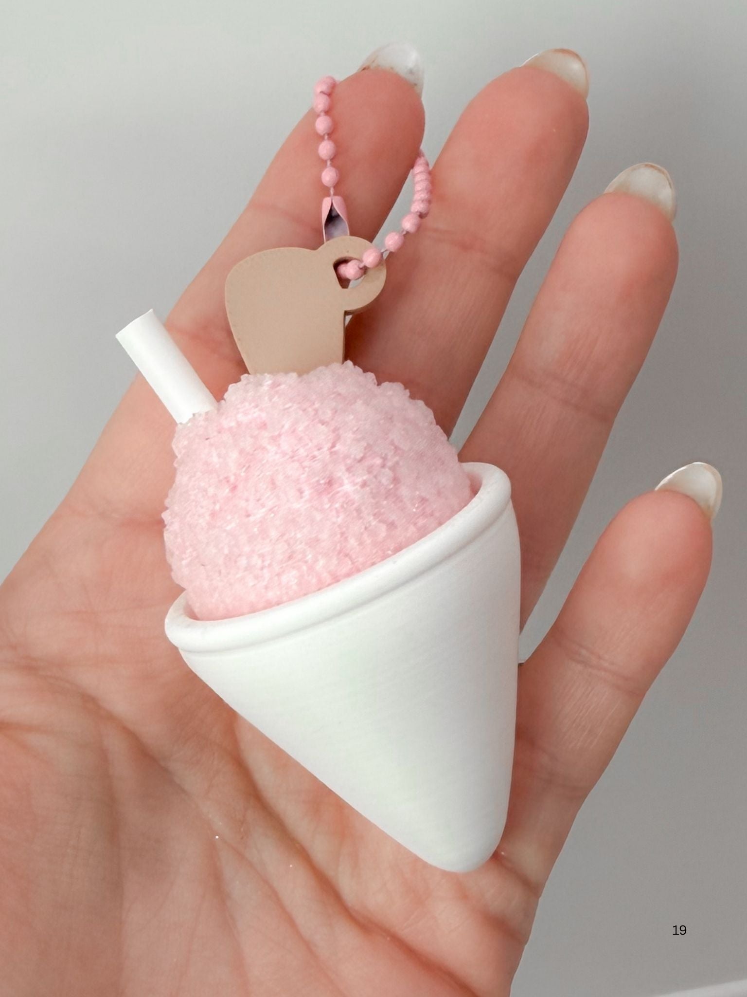 Snow Cone Clicker Keychain