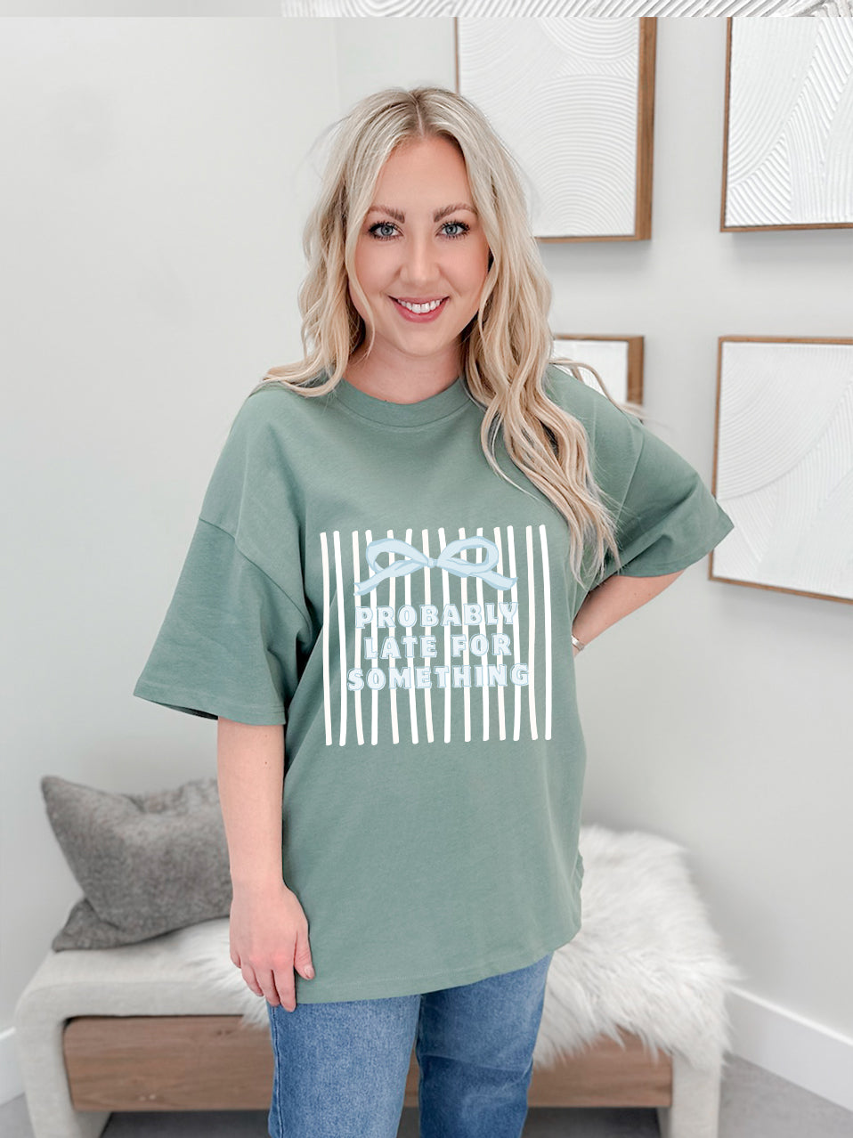 Probably Late For Something Graphix Tee