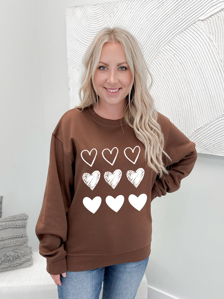 White Heart Stamps Graphix Pullover / Hoodie