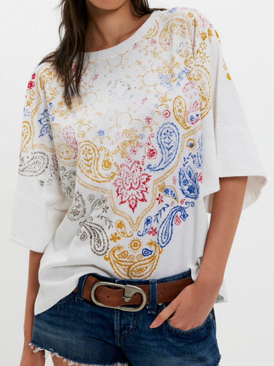 Heirloom Printed Tee by Free People