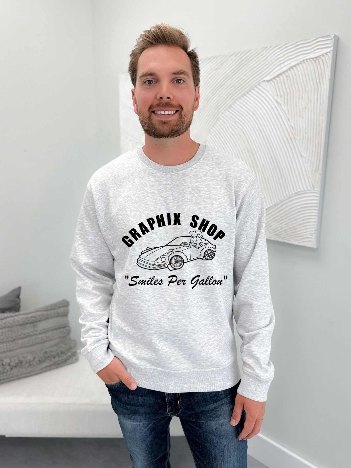 Smiles Per Gallon Graphix Pullover / Hoodie