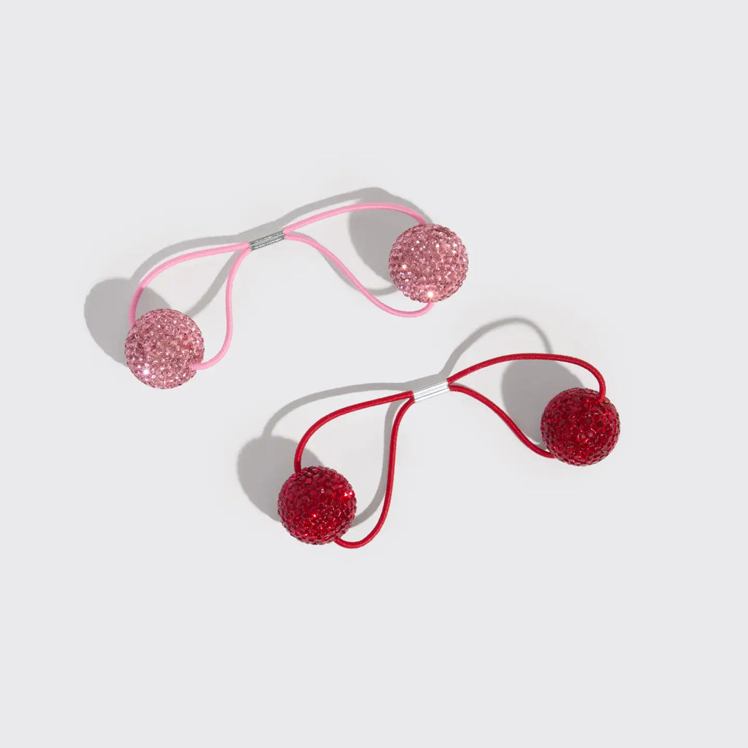 Holiday Bubble Hair Ties 2PC Set by Kitsch