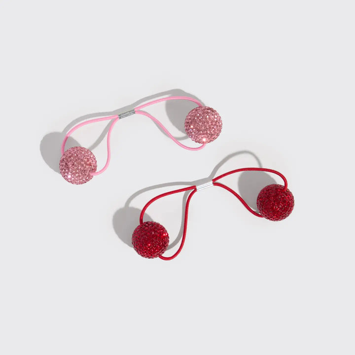 Holiday Bubble Hair Ties 2PC Set by Kitsch