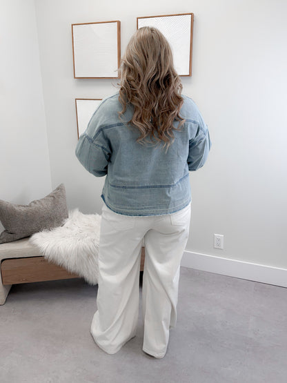 Selene Top in Denim