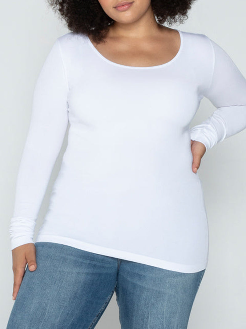 Bamboo Scoop Long Sleeve by C'est Moi