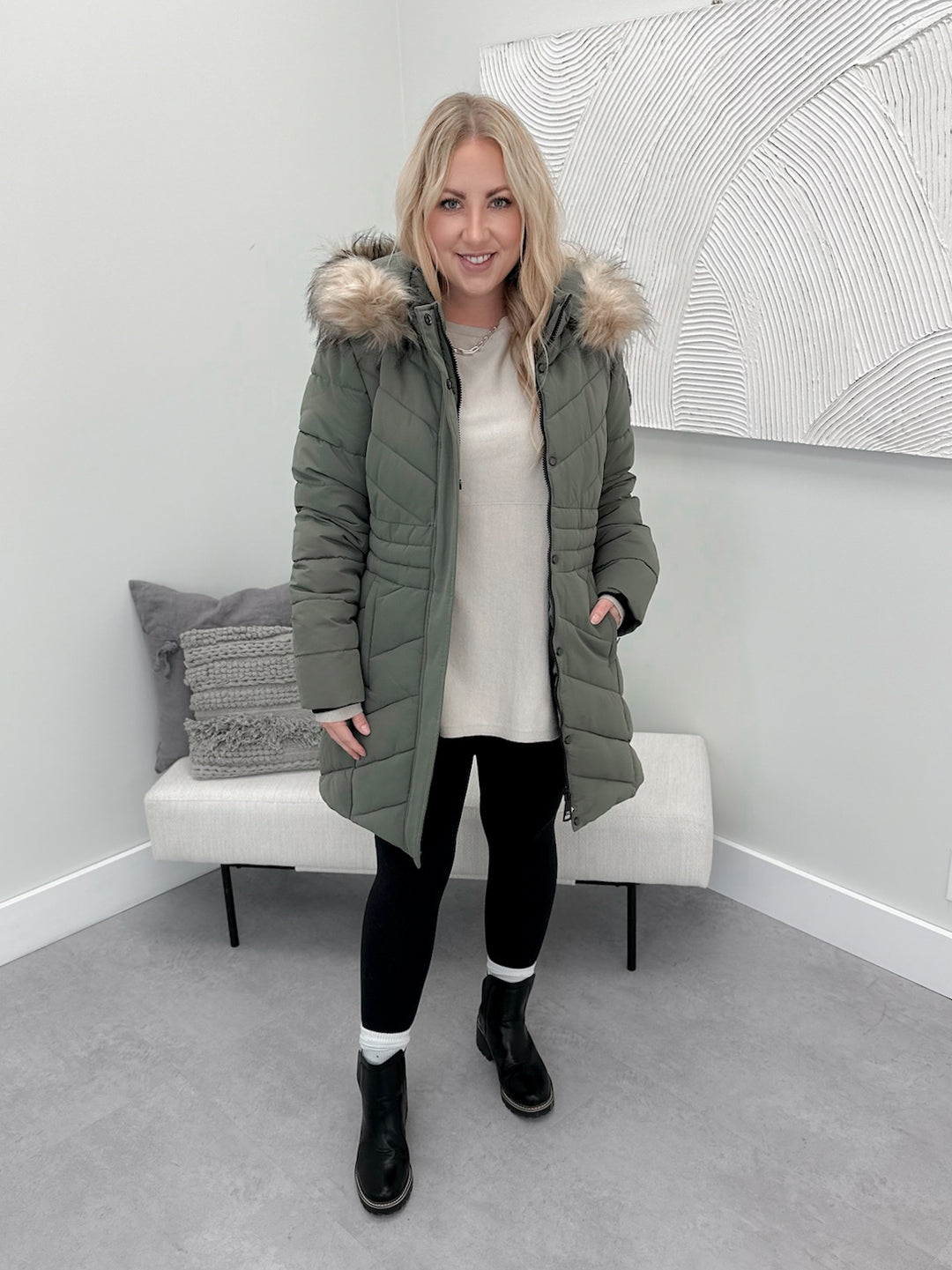 Whistler Chevron Parka in Leaf