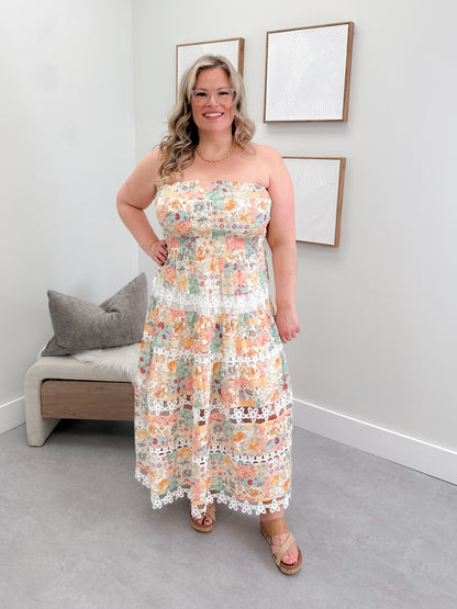 Cayman Dress in Yellow Multi