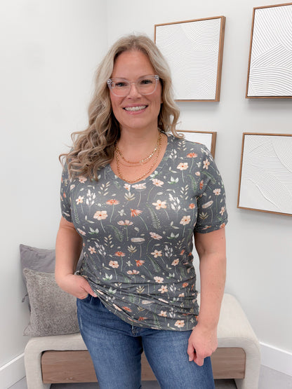 Coralie Tee in Wildflower