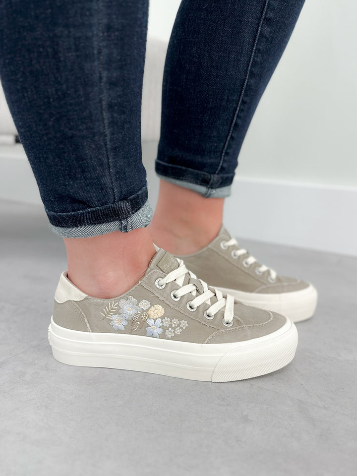 Sadie Sun Platform Sneaker in Grey Mist by Blowfish