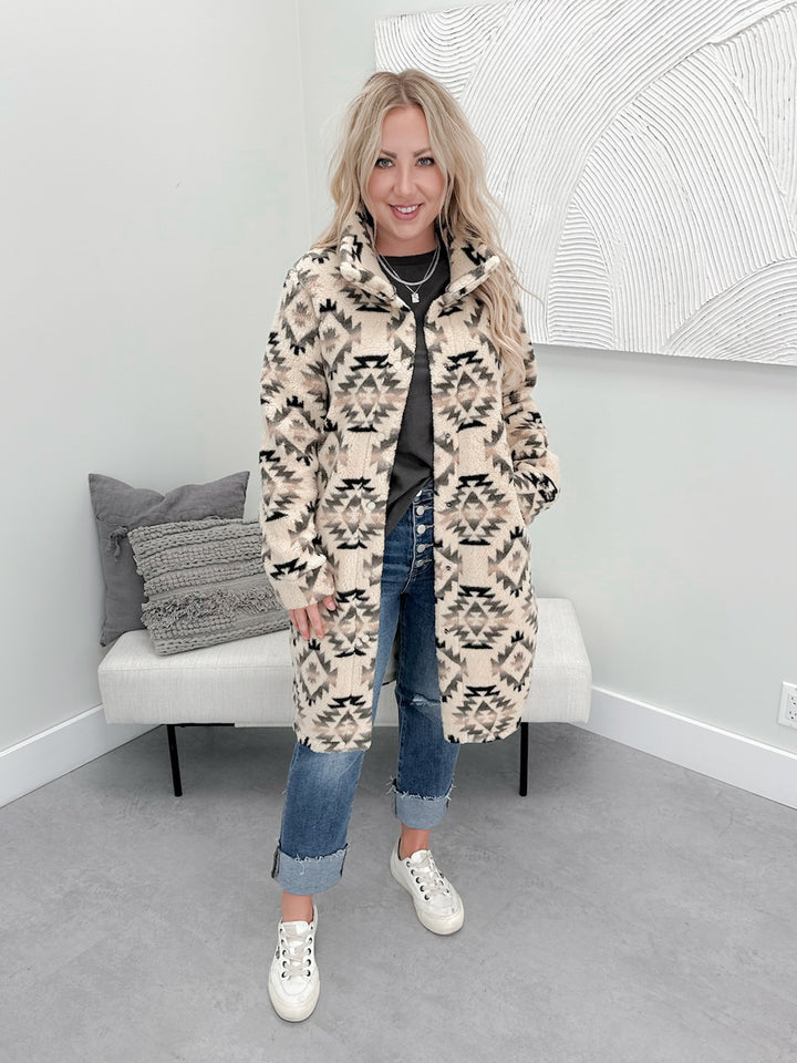 Montana Shacket in Aztec
