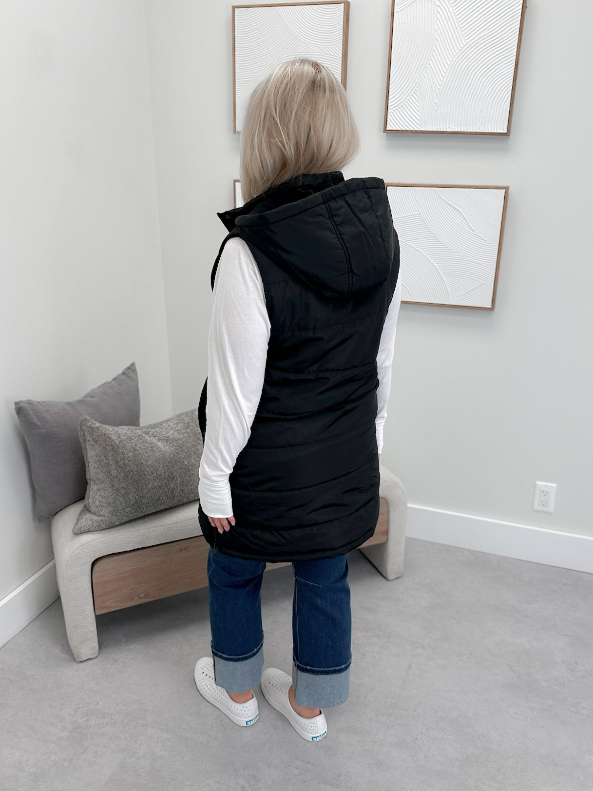 609 Vest in Black by Twenty Nine The Label