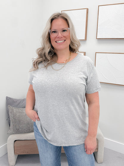 209 Tee in Grey by Twenty Nine The Label