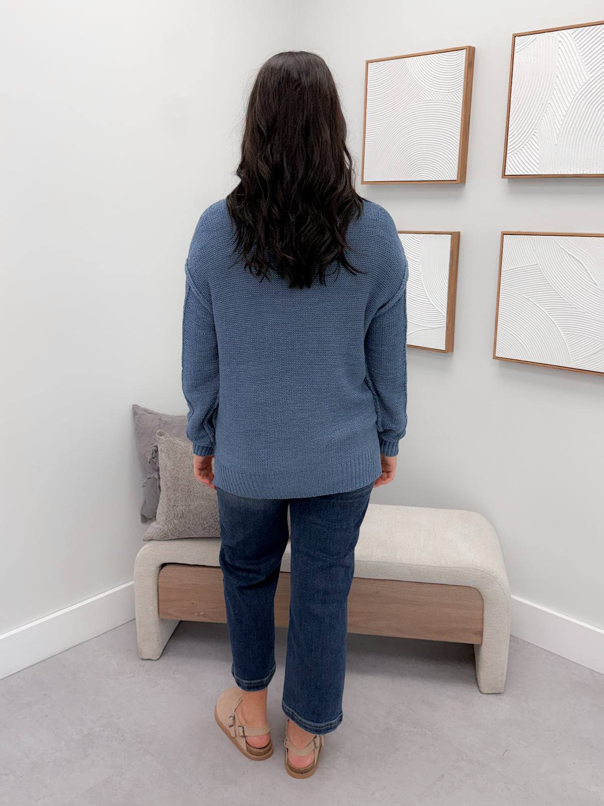 Caspar Sweater in Blue