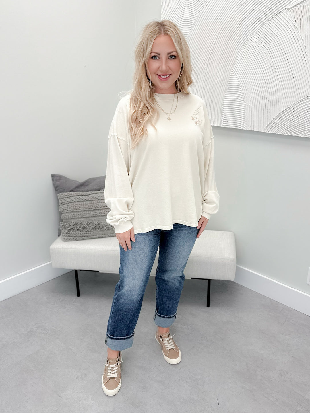 Starbright Long Sleeve in Ecru