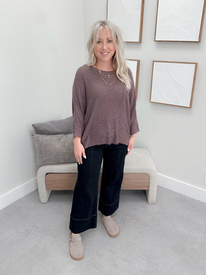 Luna Sweater in Violet