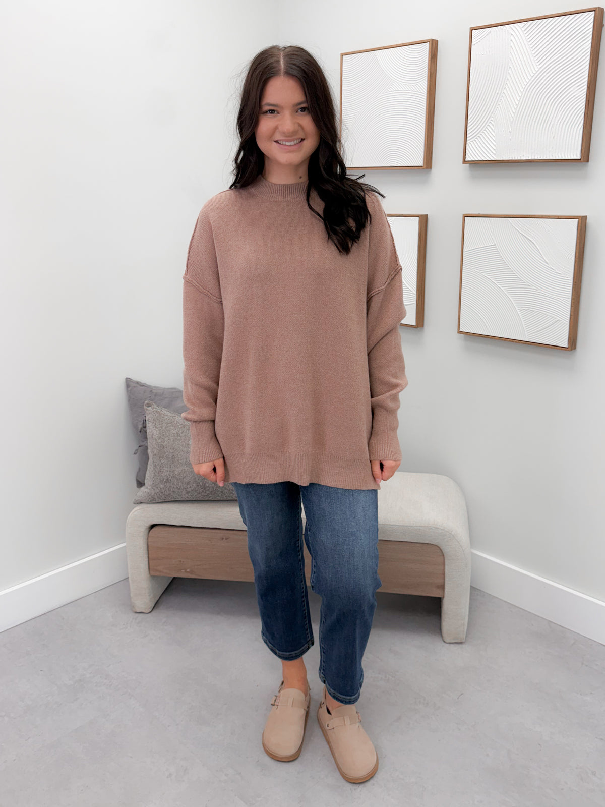 Aurora Sweater in Rose Gold