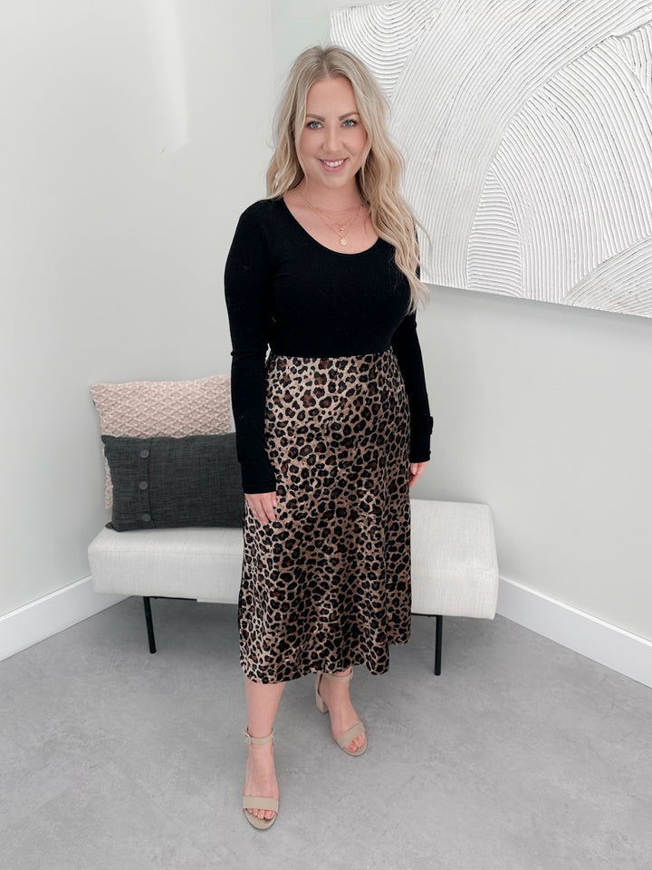 Blaze Leopard Skirt