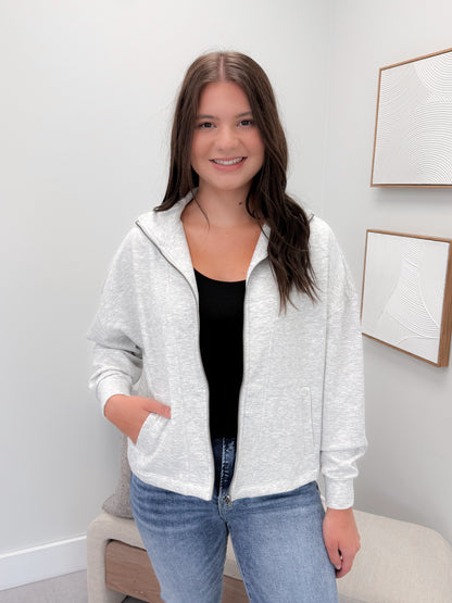 Archer Full Zip in Grey
