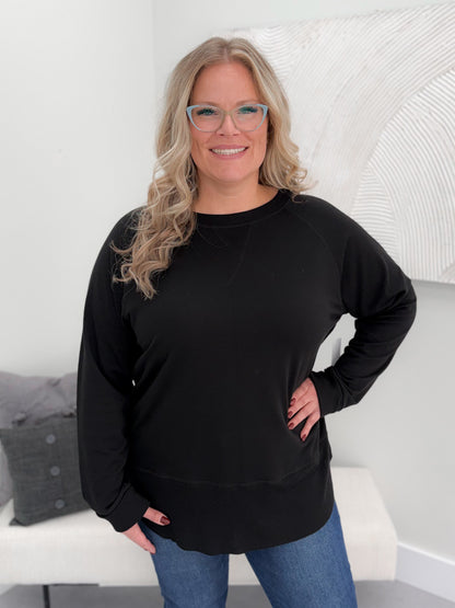 707 Long Sleeve in Black by Twenty Nine The Label