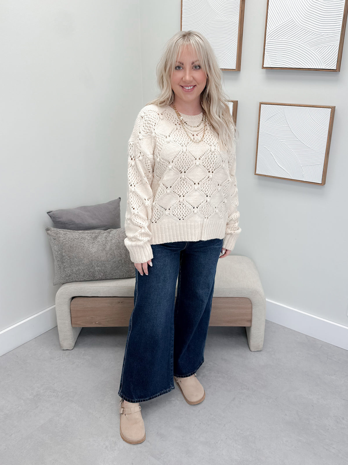 Karlie Sweater in Cream