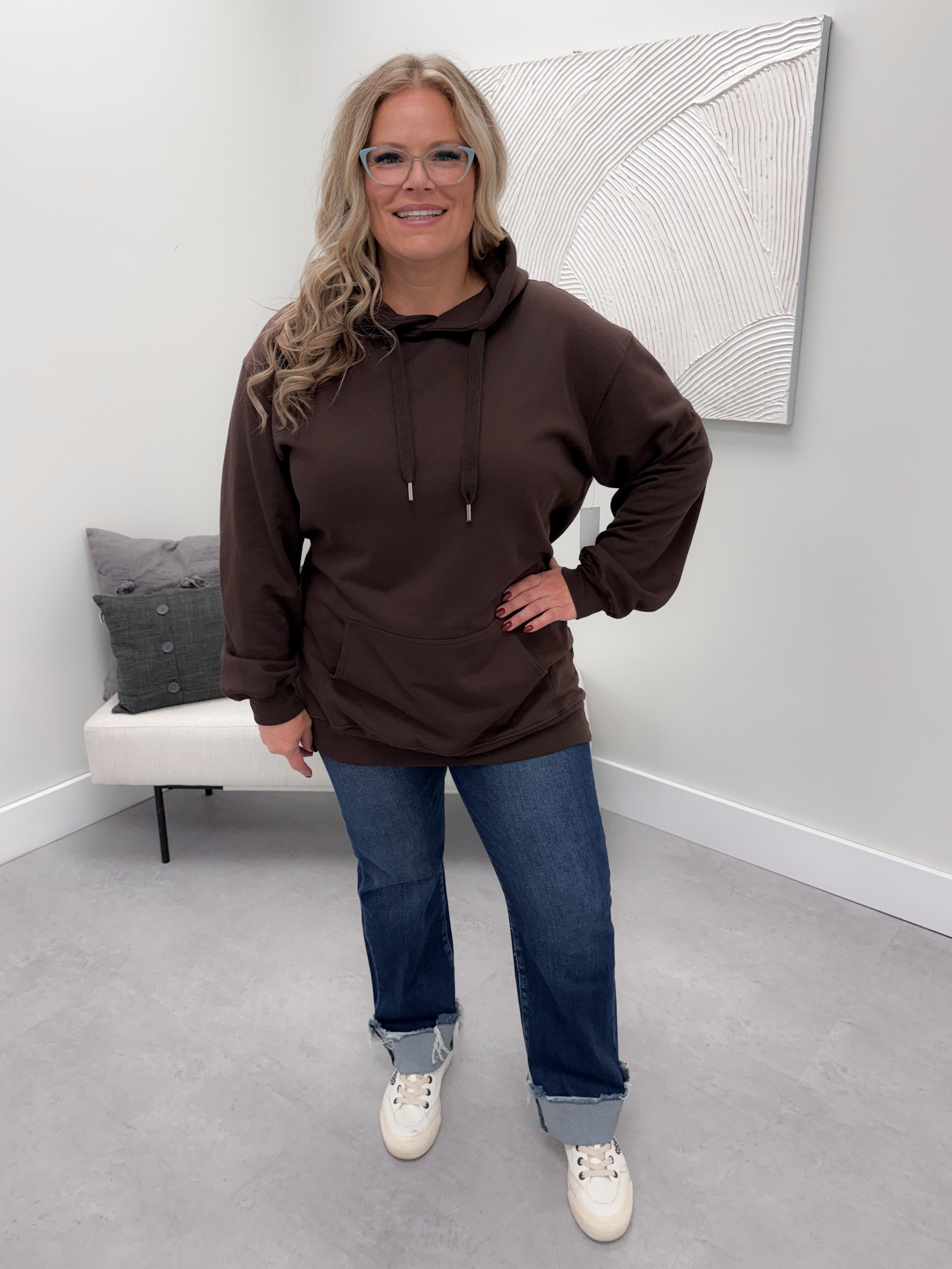 126 Hoodie in Espresso by Twenty Nine The Label